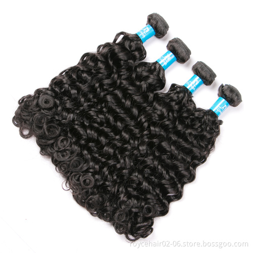 8 10 To 28 30 Inches Prices for Wet and Wavy Unprocessed Brazilian Human Hair Water Wave bundle in Mozambique